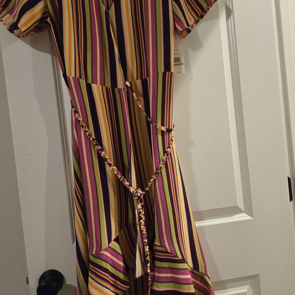 Jessica Simpson Multicolor Striped Dress